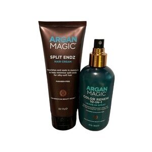 Argan Magic Hair Care Bundle Split Endz Hair Cream & Leave in Spray
